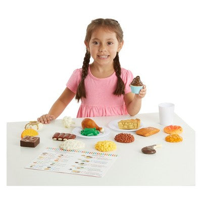  Melissa & Doug Food Fun Combine & Dine Dinners - Red