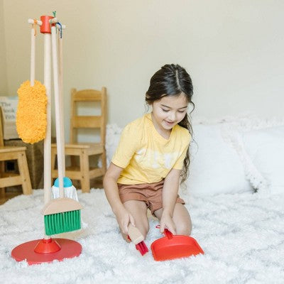  Melissa & Doug Let's Play House! Dust, Sweep & Mop 6pc Set