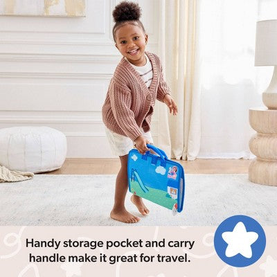  Melissa & Doug Ms. Rachel What To Wear Felt Activity Board Take-Along Preschool Learning Toy: 40 Pieces, Fine Motor Skills Development