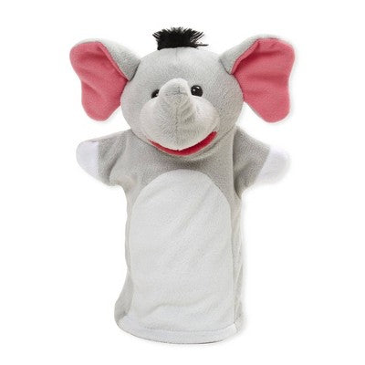  Melissa & Doug Zoo Friends Hand Puppets 4pk - Elephant, Giraffe, Tiger, And Monkey