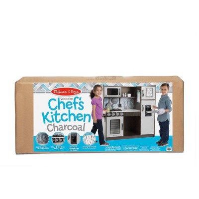  Melissa & Doug Chef's Kitchen Pretend Play Set - Charcoal