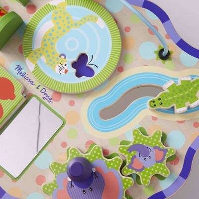  Melissa & Doug First Play Childrens Jungle Wooden Activity Table For Toddlers