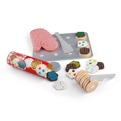  Melissa & Doug Slice And Bake Wooden Cookie Play Food Set