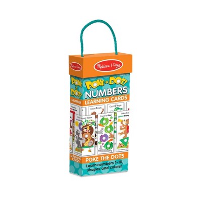  Melissa & Doug Poke-a-Dot Numbers Learning Cards