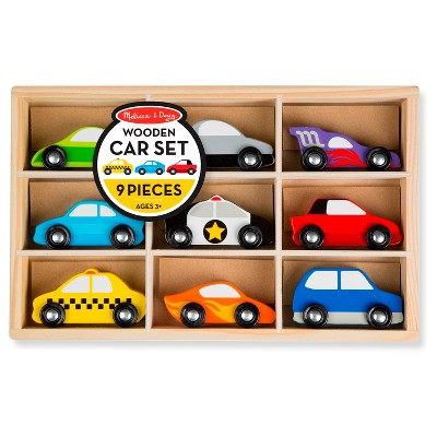  Melissa & Doug Wooden Car Set