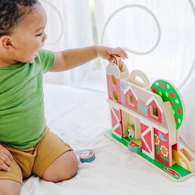  Melissa & Doug GO Tots Wooden Barnyard Tumble With 4 Disks