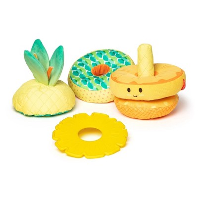  Melissa & Doug Multi-Sensory Pineapple Soft Stacker Infant Toy