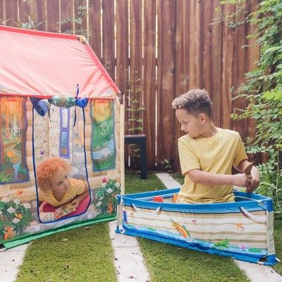  Melissa & Doug Let's Explore Park Ranger Cabin And Boat