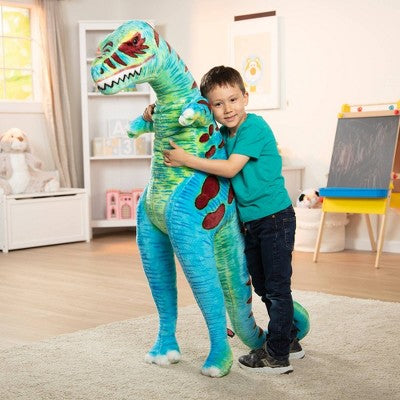  Melissa & Doug Jumbo T-Rex Dinosaur - Lifelike Stuffed Animal (over 4 Feet Tall)