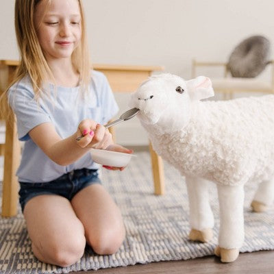 Melissa & Doug Giant Sheep - Lifelike Stuffed Animal (nearly 2 Feet Tall)