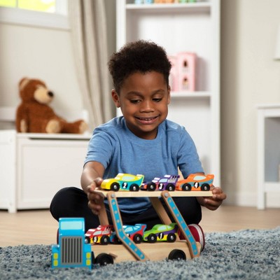  Melissa & Doug Mega Race-Car Carrier