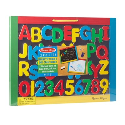  Melissa & Doug Magnetic Chalkboard And Dry-Erase Board With 36 Magnets