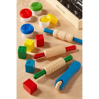  Melissa & Doug Shape, Model, And Mold Clay Activity Set - 4 Tubs Of Modeling Dough And Tools