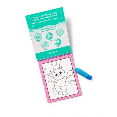  Melissa & Doug Ms. Rachel Water WOW! Color-Reveal Pad Early Learning Toy: Plastic Watercolor Paint Brush Pad