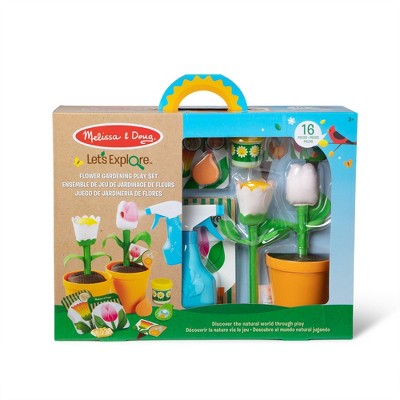  Melissa & Doug Let's Explore Flower Gardening Play Set