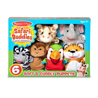  Melissa & Doug Safari Buddies Hand Puppets