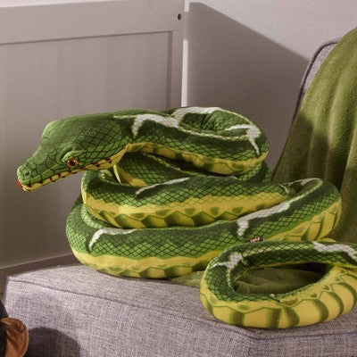  Melissa & Doug Giant Boa Constrictor - Lifelike Stuffed Animal Snake, 14' Long