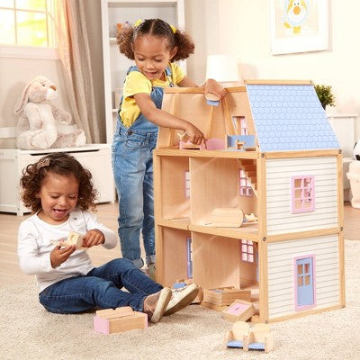  Melissa & Doug Multi-Level Dollhouse