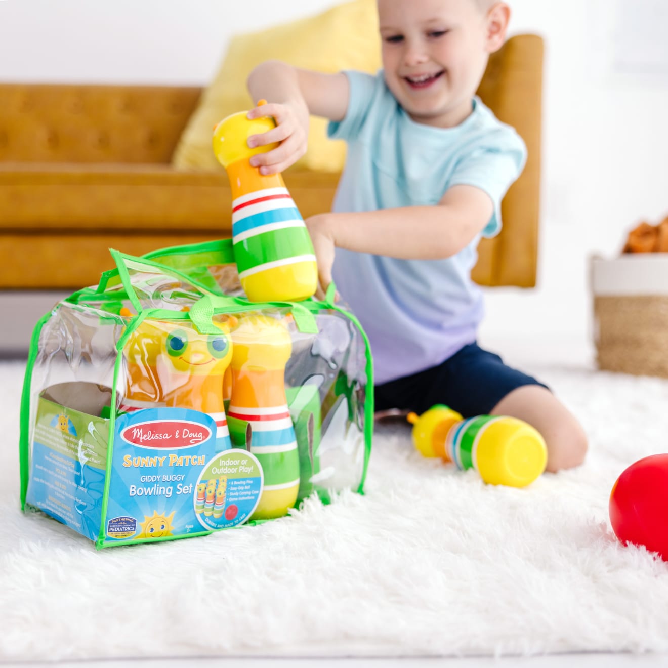 Melissa & Doug Giddy Buggy Bowling Set