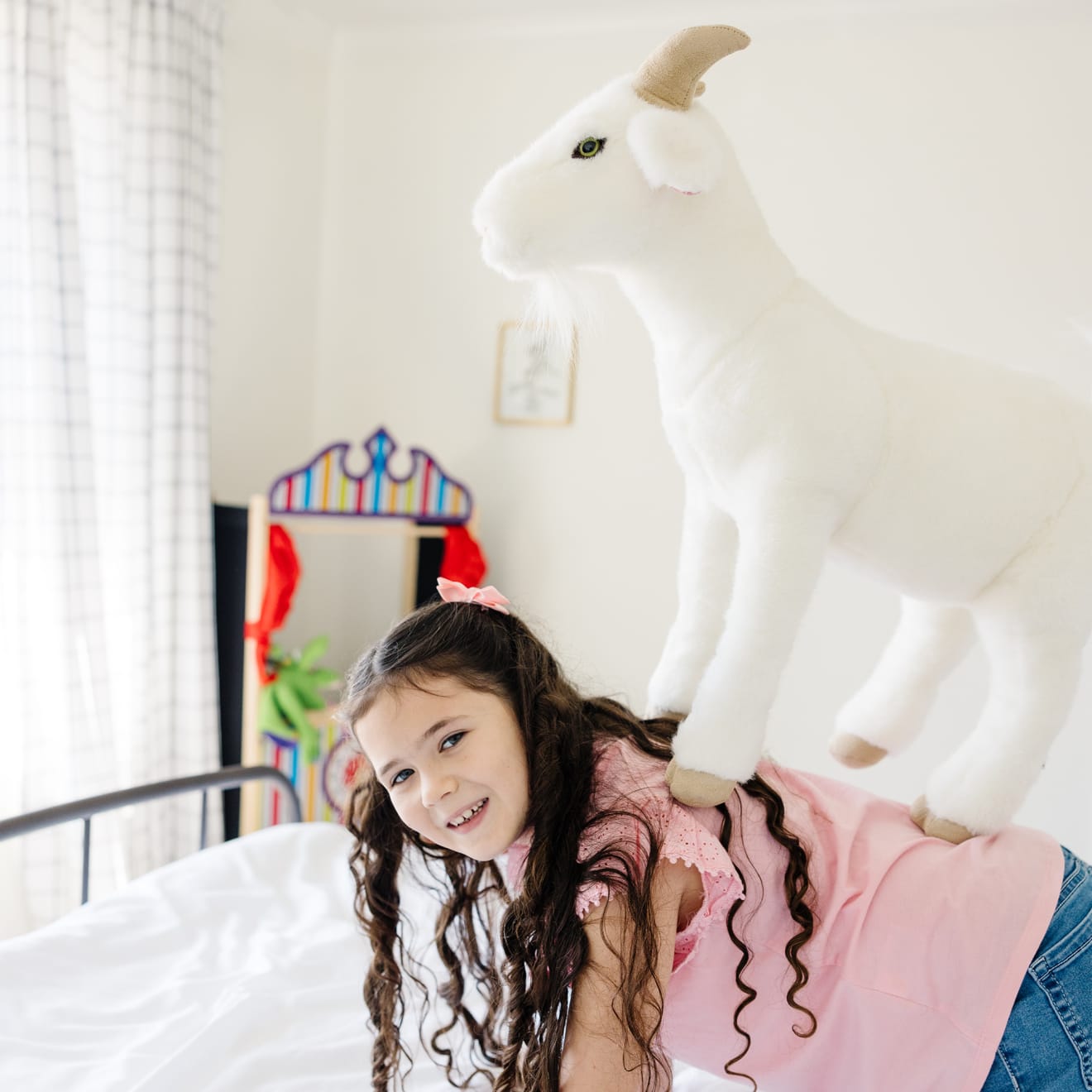 Melissa & Doug Lifelike Plush Goat