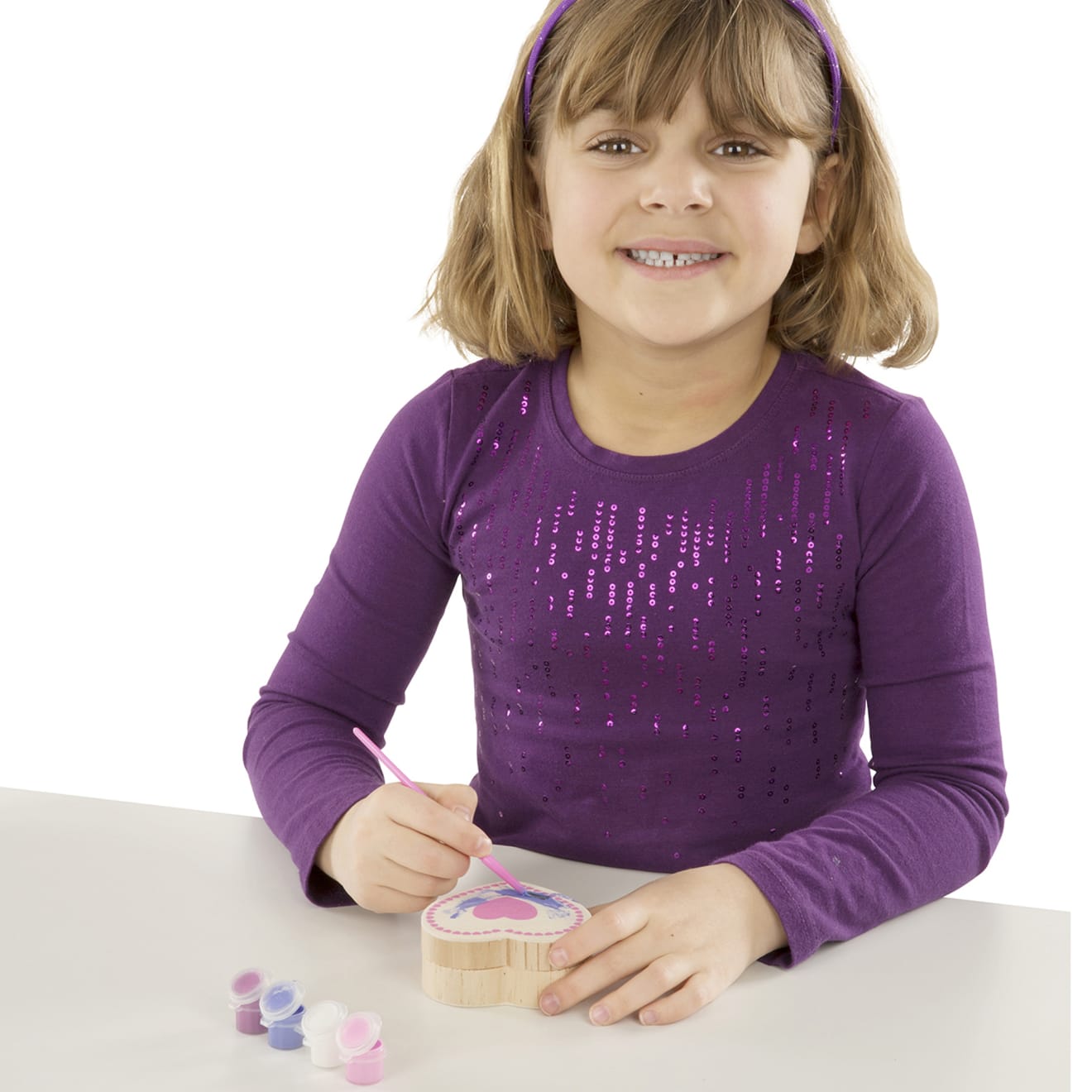 Melissa & Doug Created By Me! Heart Box Wooden Craft Kit