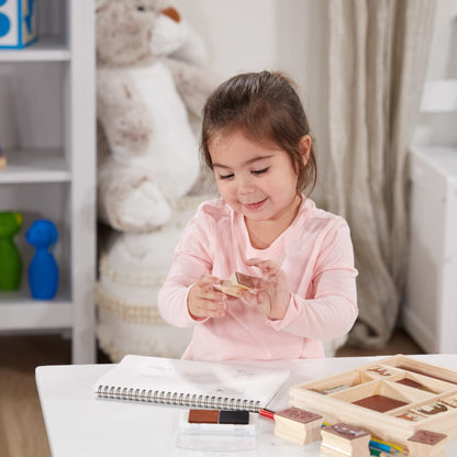 Melissa & Doug Wooden Stamp Set - Horses