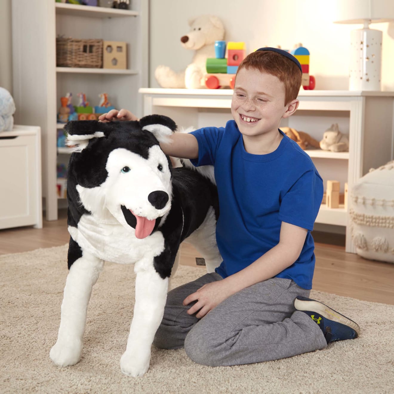 Melissa & Doug Husky Giant Stuffed Animal