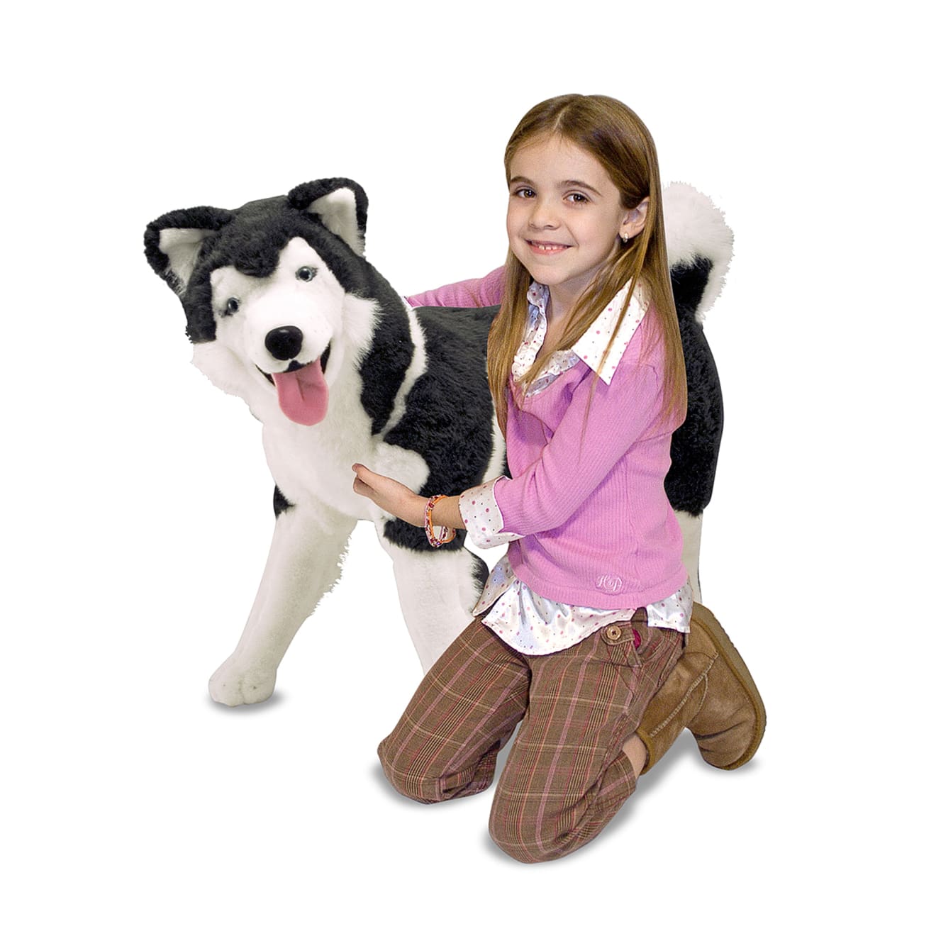 Melissa & Doug Husky Giant Stuffed Animal