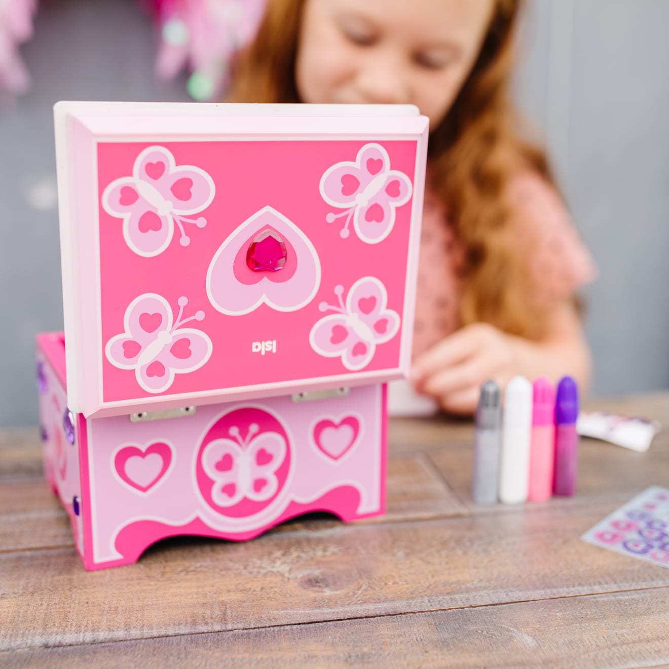 Melissa & Doug Created By Me! Jewelry Box Wooden Craft Kit