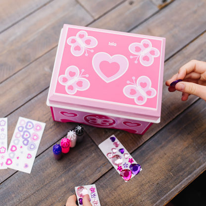 Melissa & Doug Created By Me! Jewelry Box Wooden Craft Kit