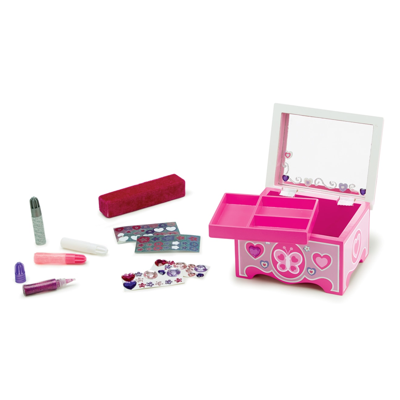 Melissa & Doug Created By Me! Jewelry Box Wooden Craft Kit