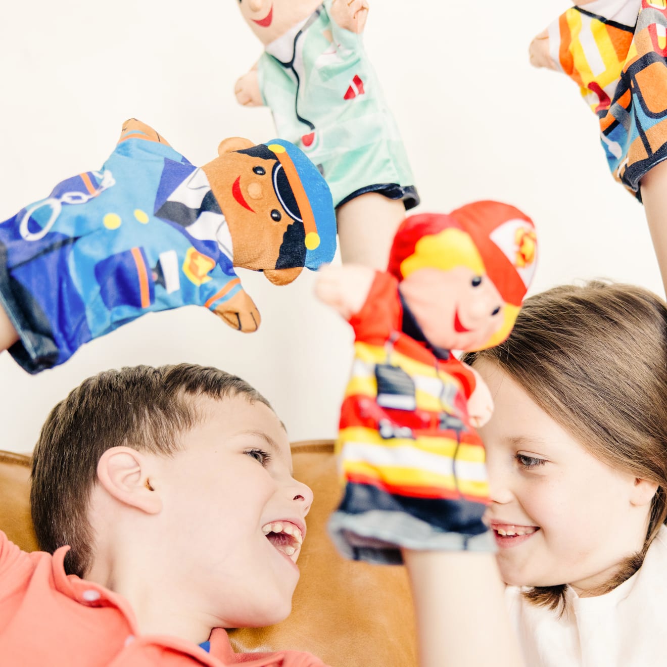 Melissa & Doug Jolly Helpers Hand Puppets