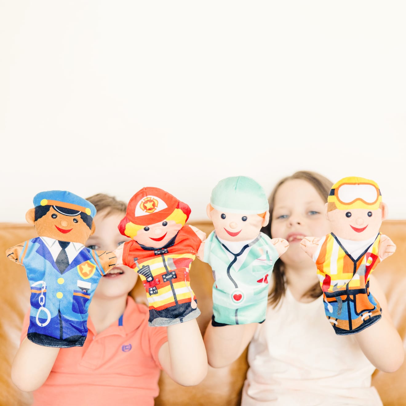 Melissa & Doug Jolly Helpers Hand Puppets