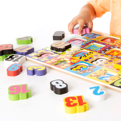 Melissa & Doug Jumbo Numbers Chunky Puzzle