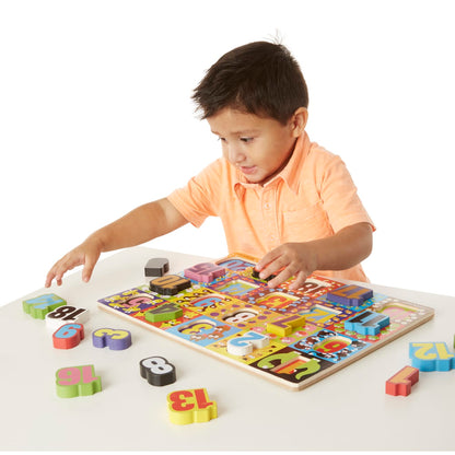 Melissa & Doug Jumbo Numbers Chunky Puzzle
