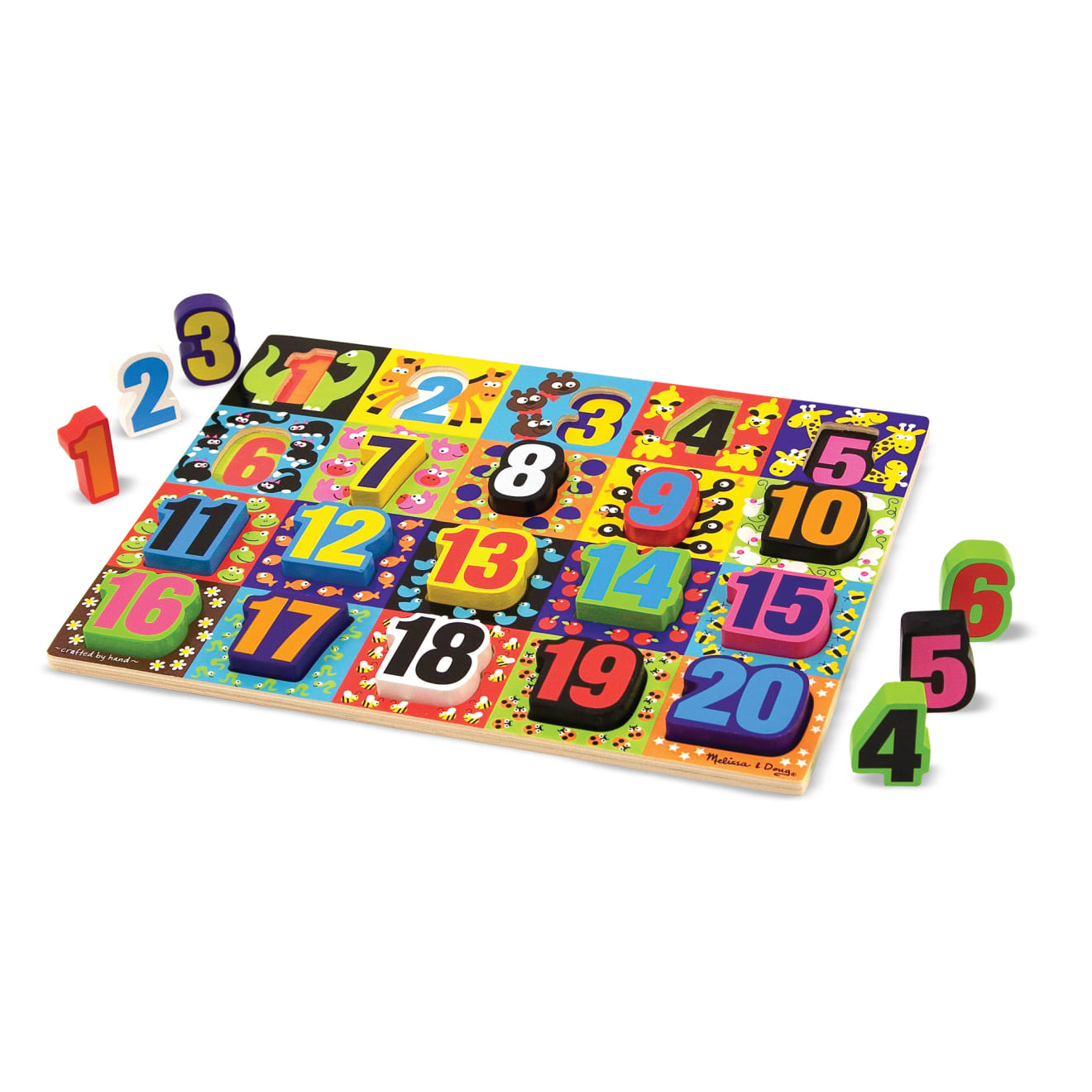 Melissa & Doug Jumbo Numbers Chunky Puzzle