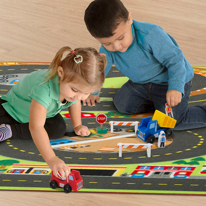 Melissa & Doug Jumbo Roadway Activity Rug