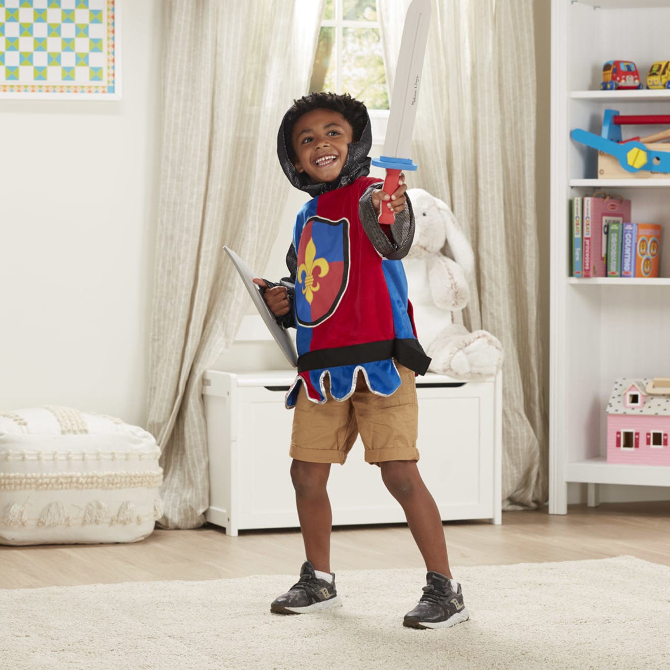 Melissa & Doug Knight Role Play Costume Set