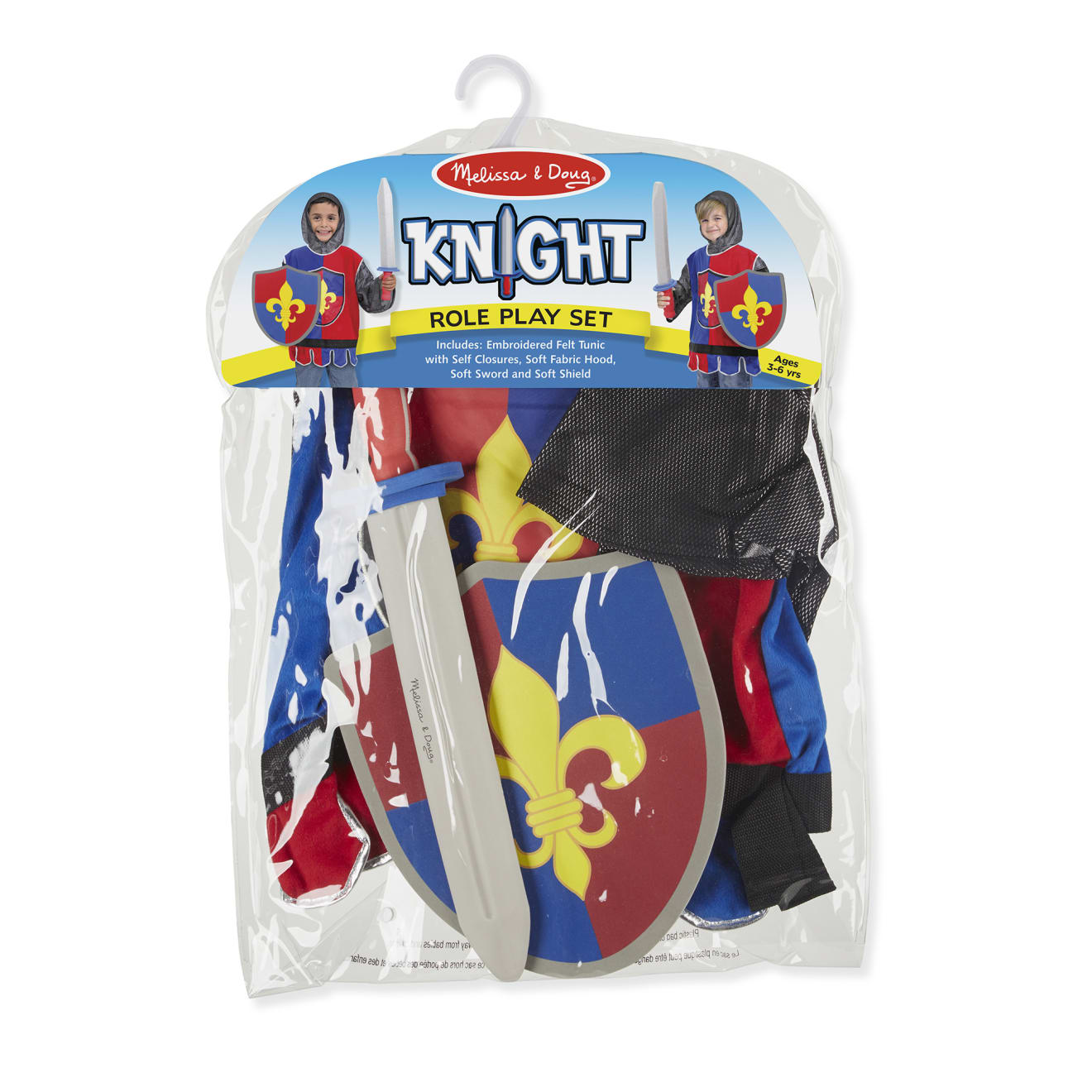 Melissa & Doug Knight Role Play Costume Set