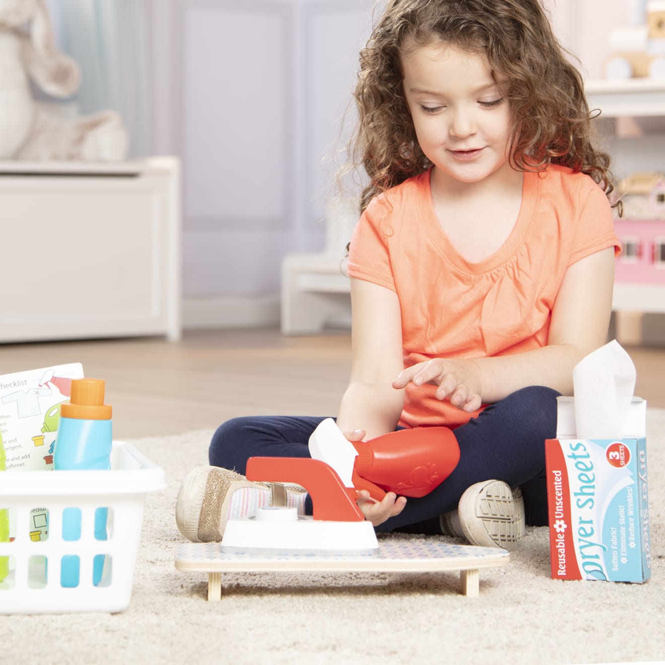 Melissa & Doug Laundry Basket Play Set