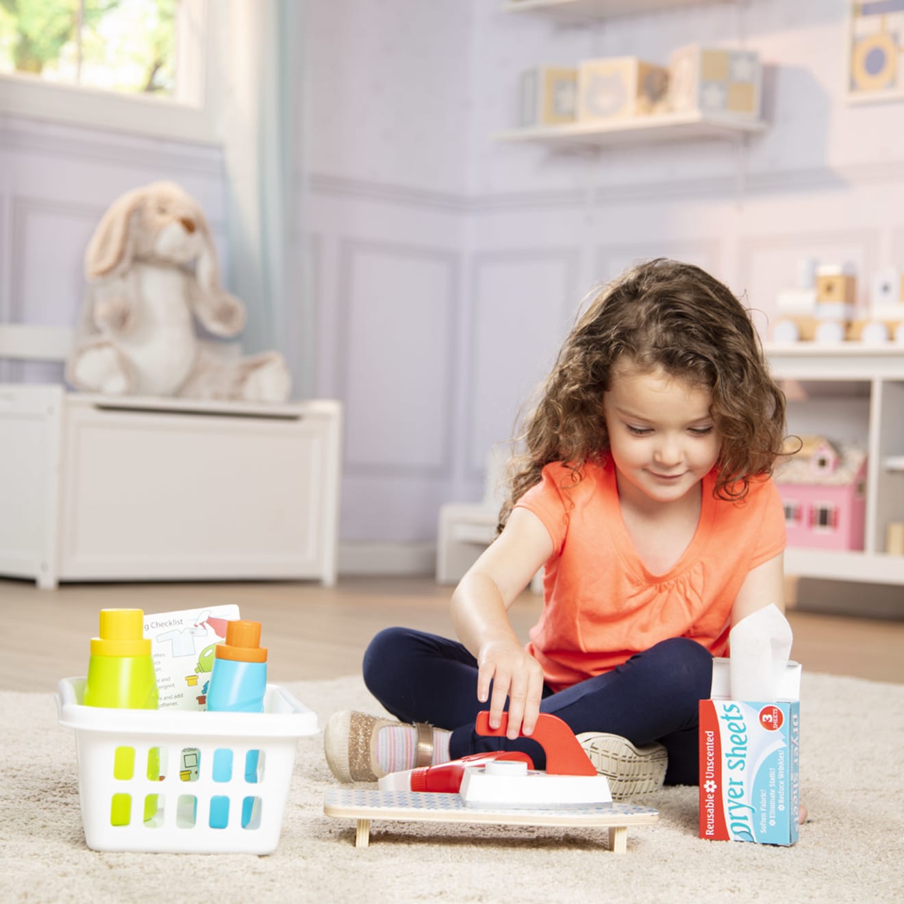 Melissa & Doug Laundry Basket Play Set