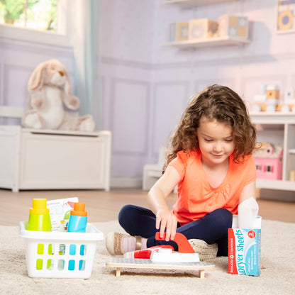 Melissa & Doug Laundry Basket Play Set