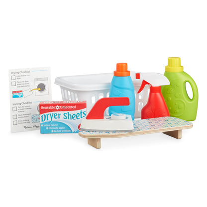 Melissa & Doug Laundry Basket Play Set