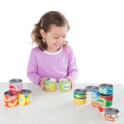 Melissa & Doug Let's Play House! Grocery Cans