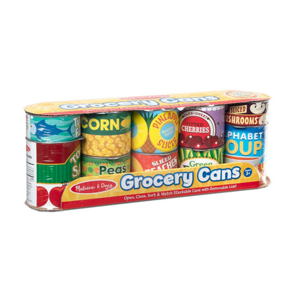 Melissa & Doug Let's Play House! Grocery Cans