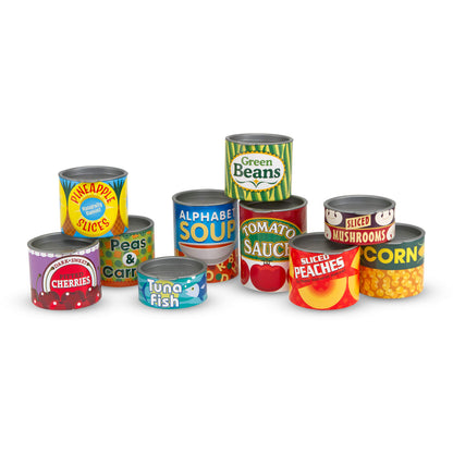 Melissa & Doug Let's Play House! Grocery Cans