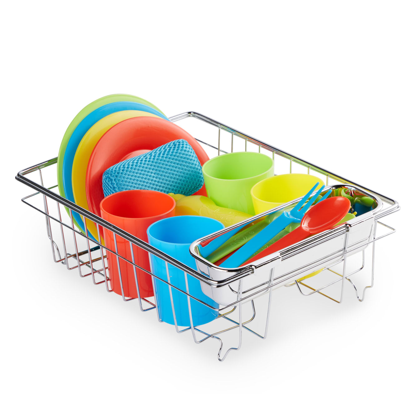 Melissa & Doug Let's Play House! Wash & Dry Dish Set