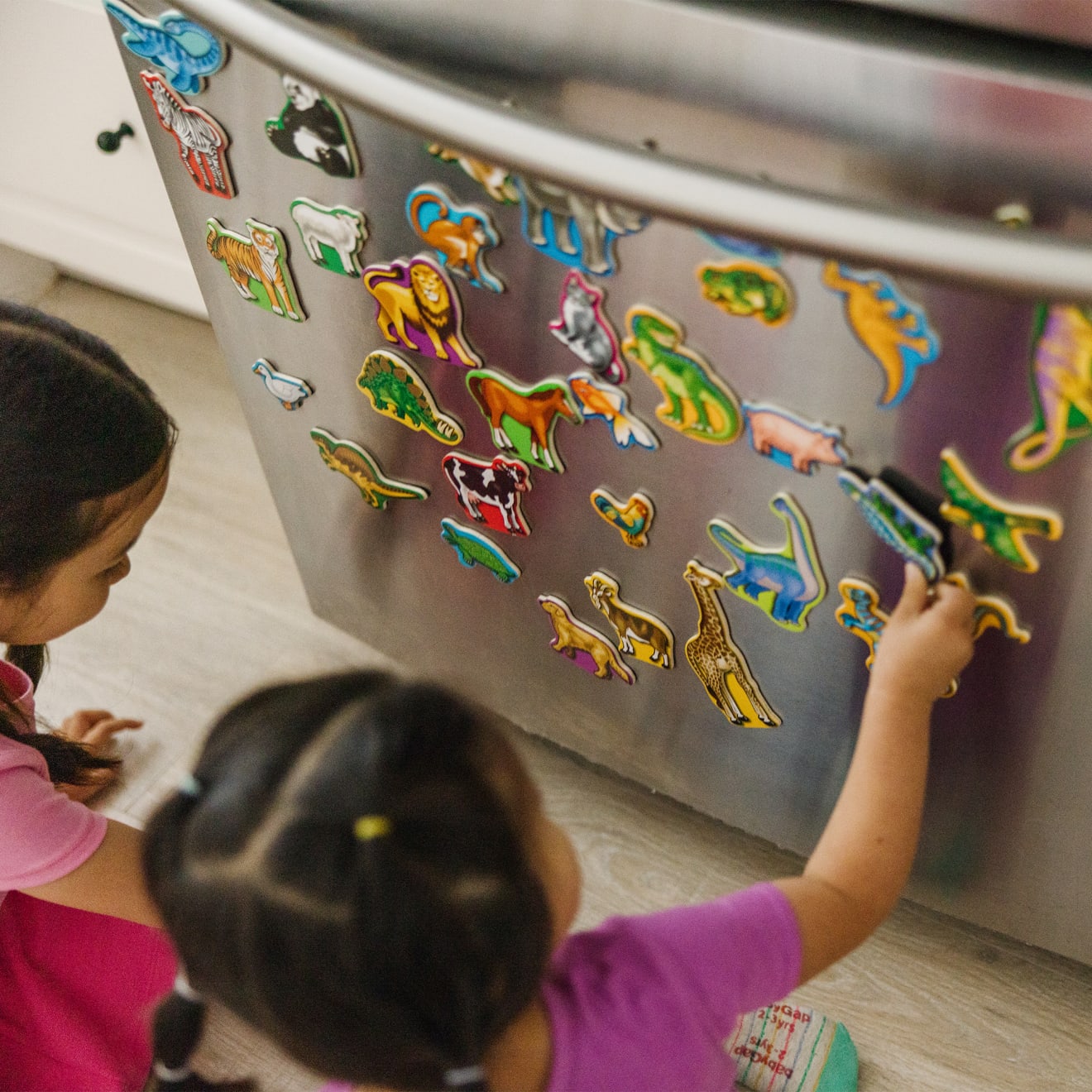 Melissa & Doug Wooden Magnets Bundle - Animals And Dinosaurs