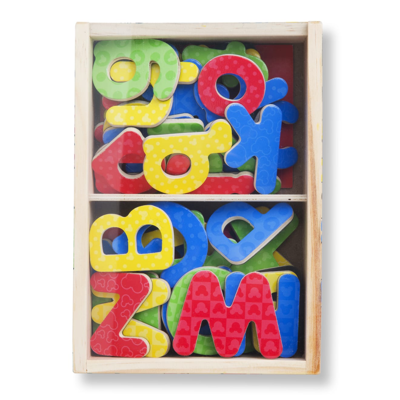 Melissa & Doug Disney Mickey & Friends Wooden Alphabet Magnets