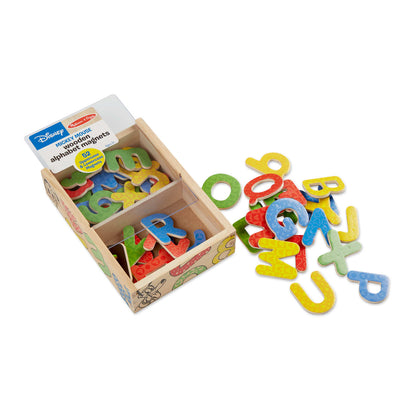 Melissa & Doug Disney Mickey & Friends Wooden Alphabet Magnets